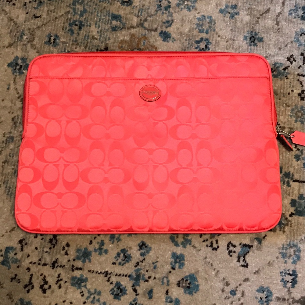 Authentic Coach laptop sleeve, NWOT